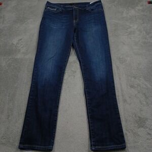 Levis Jeans Womens 14 Blue Denim Mid Rise Skinny Casual Modern Pockets